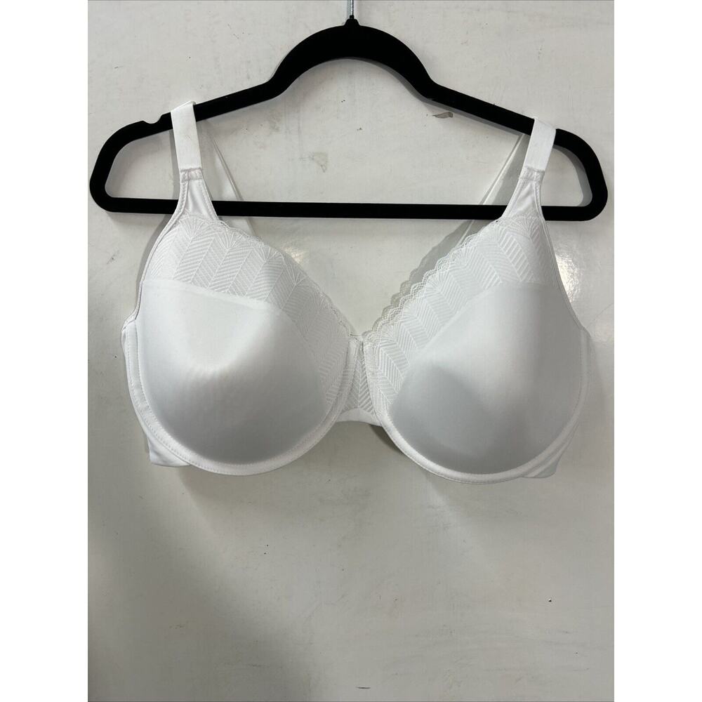 ❤️BALI Women's Lace Desire Unlined Underwire Bra White 42DD Full‎ Support Sexy
